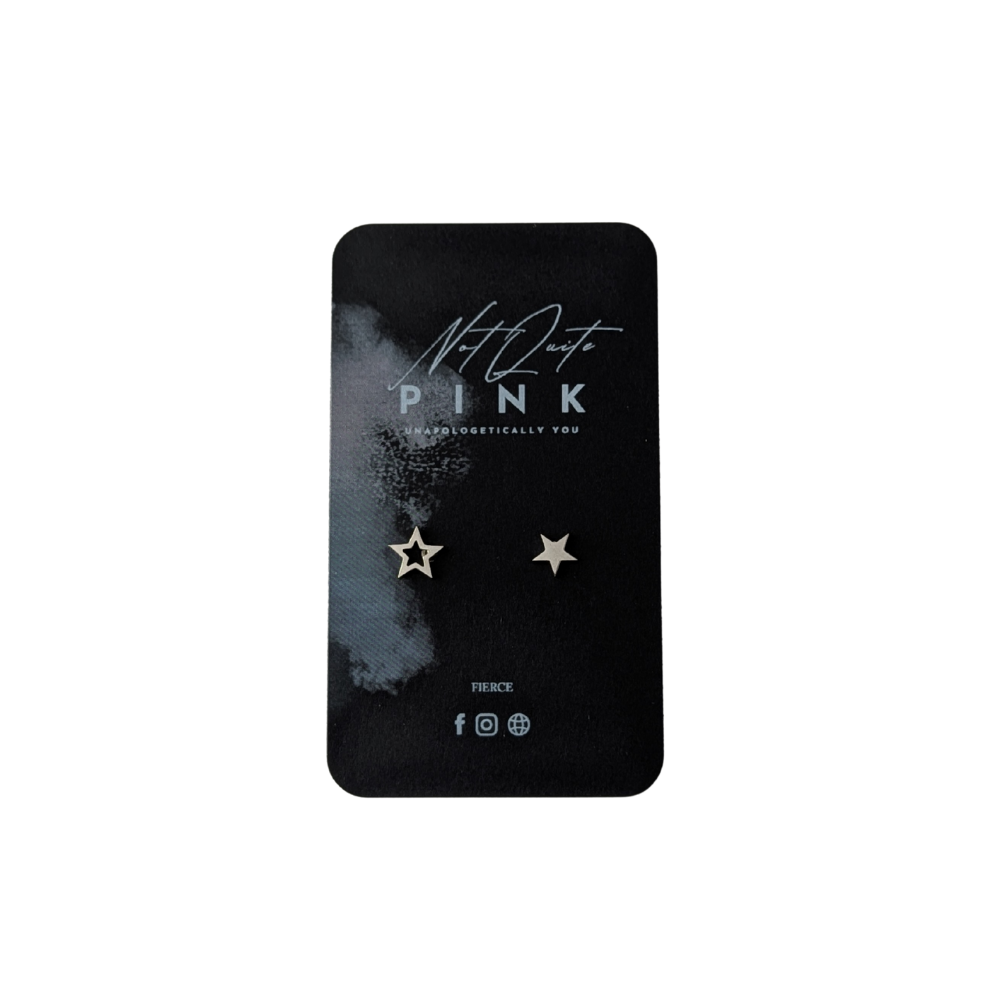 The Cosmic Pair - Stainless Steel Studs