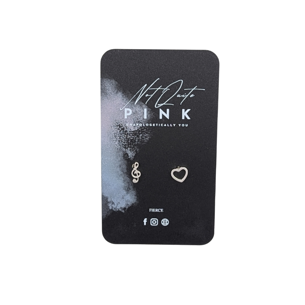 Heartbeat - Stainless Steel Studs